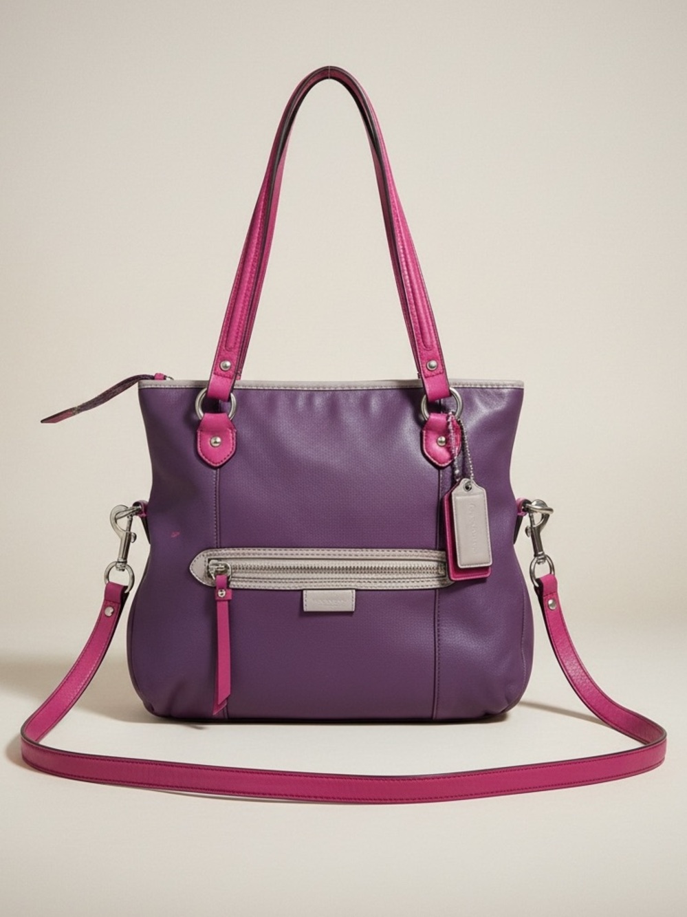 Coach Daisy Spectator Leather Mia Satchel  F23911, Originally Released in 2013.